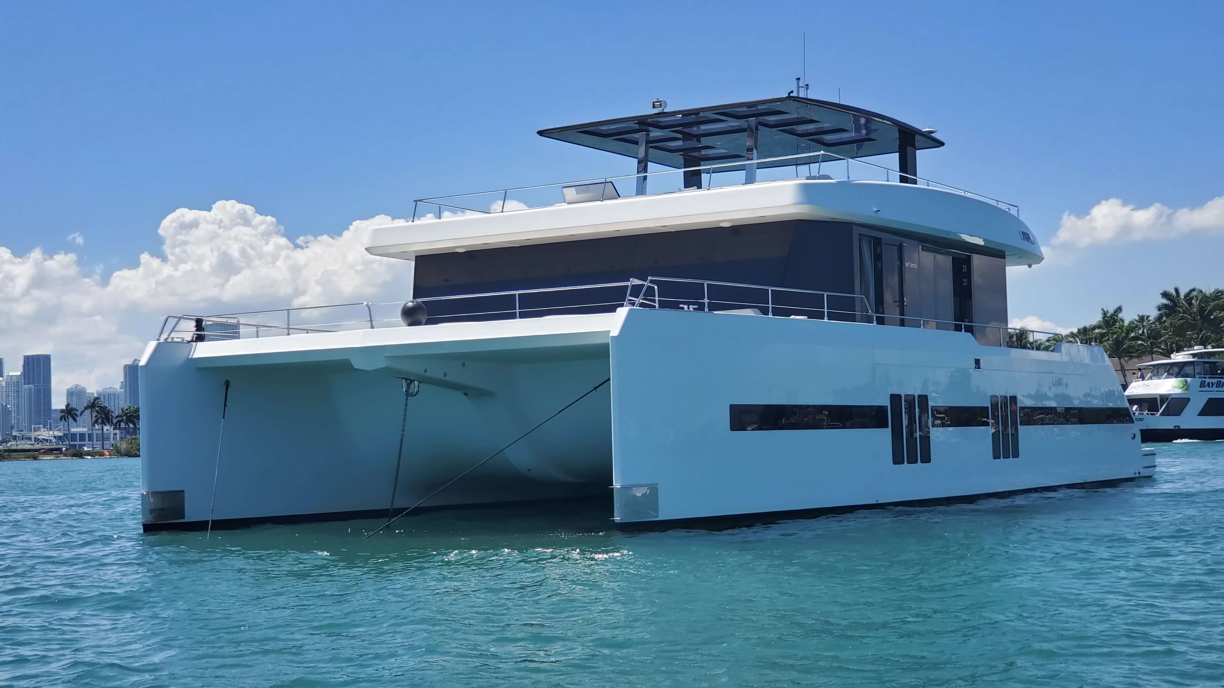 used sunreef power catamaran for sale